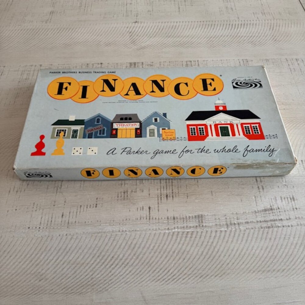 Rare, vintage 1958 Parker Brothers Business Trading Game Finance